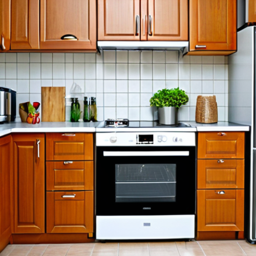 Home 6 **
"A neatly organized kitchen interior, showcasing well-maintained appliances. A modern refrigerator with clean shelves, a spotless microwave oven, and a washing machine with no visible grime. The appliances are sparkling and in excellent condition. The scene emphasizes cleanliness and proper care. safe for work, appropriate content, fully clothed, professional, modest, family-friendly, perfect anatomy, correct proportions, natural pose, professional photography, high quality"
**