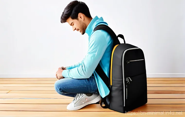 미니멀라이프 외출 준비물 리스트 - **Prompt:** A young adult, around 25-30 years old, with a bright, positive expression, is efficientl...