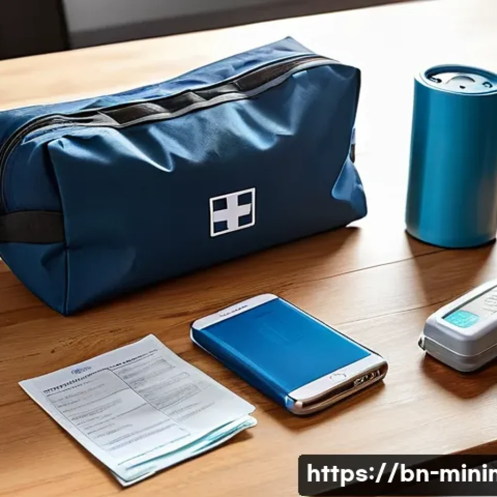 미니멀라이프 긴급 상황에서의 필수 물건 - **Prompt 1: The Prepared Minimalist Emergency Kit**
    "A clean, well-organized shot of an adult in...